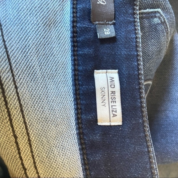 Level 99 Mid-Rise Liza Skinny Liza jeans size 28 GUC sold at Anthropologie - Picture 6 of 12